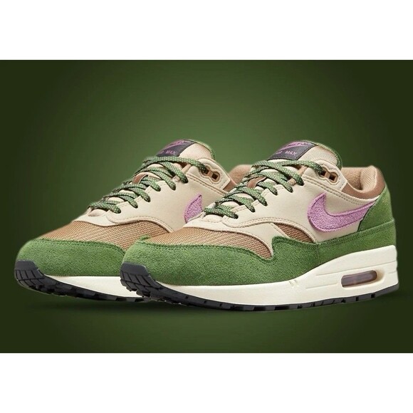 Nike Air Max 1 NH Treeline Men's Size 11 DR9773-300 Green Suede - Picture 1 of 10